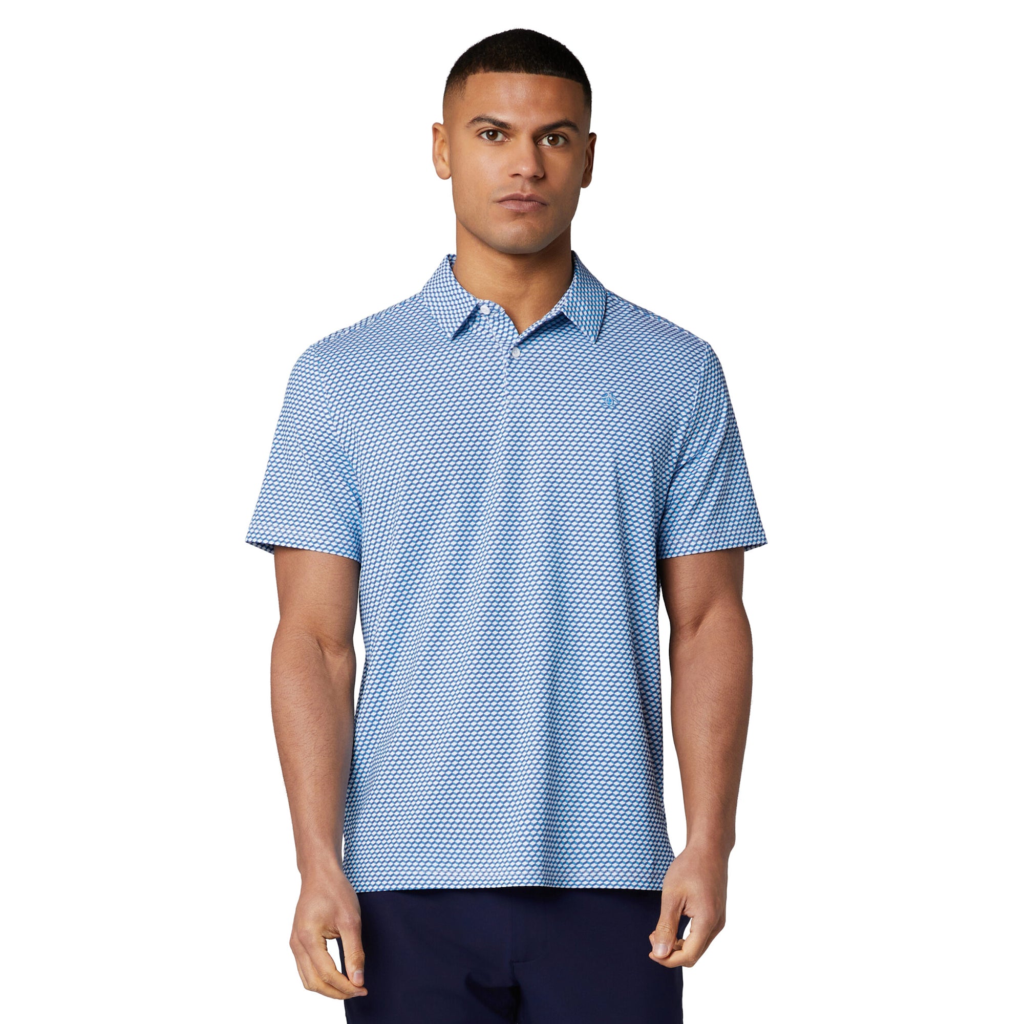 Original Penguin Archives Original Micro Geo Golf Polo Shirt