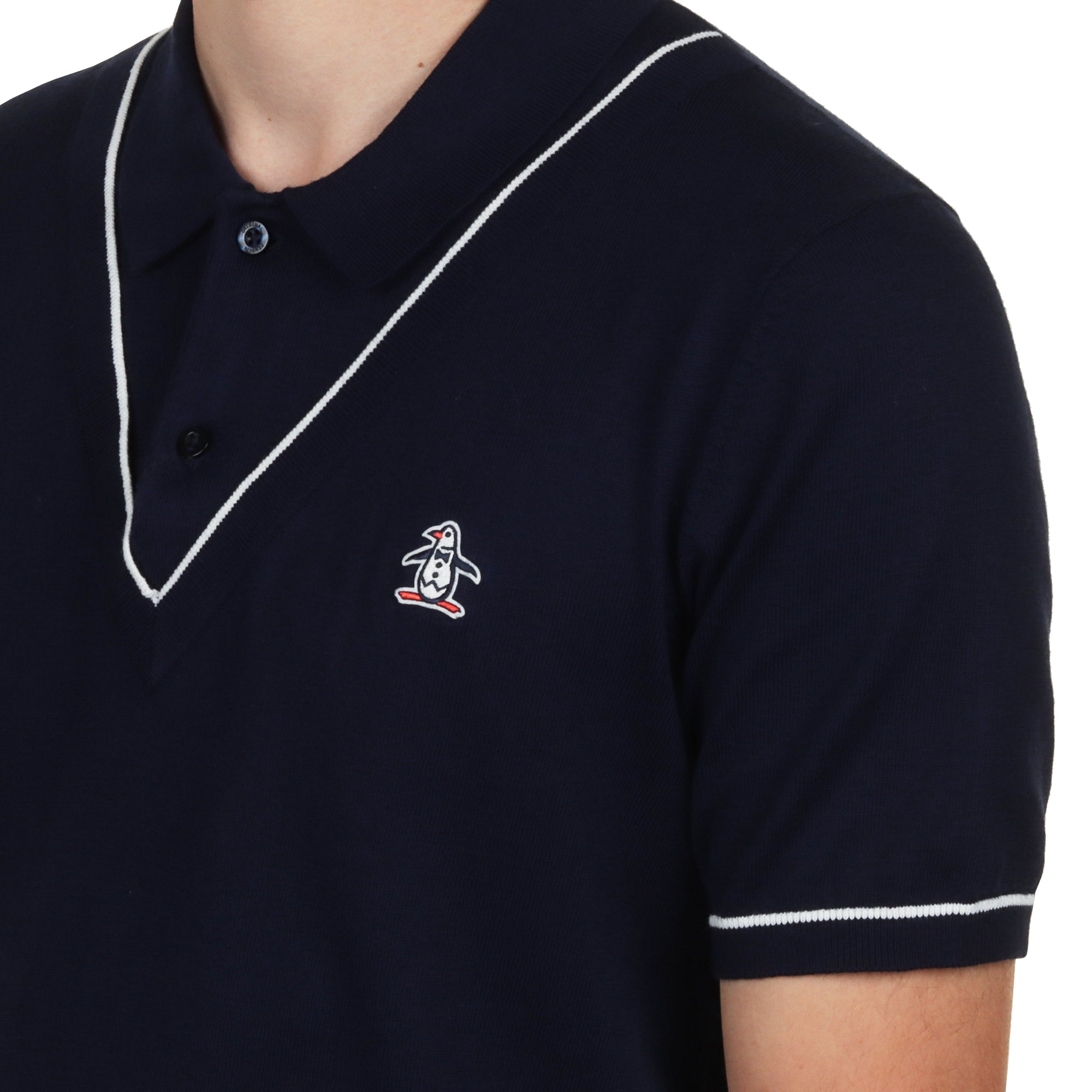 Original Penguin Golf 70th Anniversary Heritage Sweater Polo Shirt