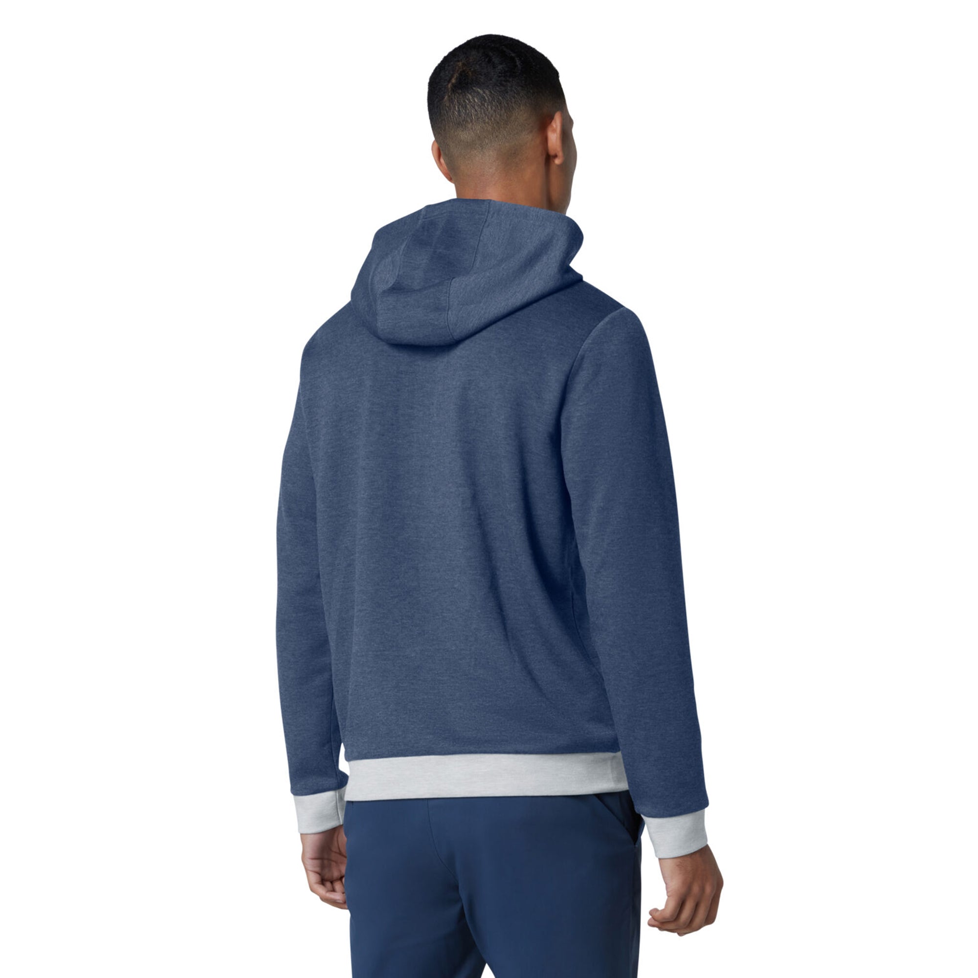 Original Penguin Golf Colour Block 1/4 Hoodie - Black Iris