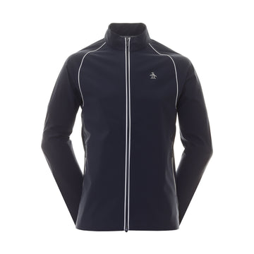 Original Penguin Golf Earl Full Zip Waterproof Jacket Black Iris 417