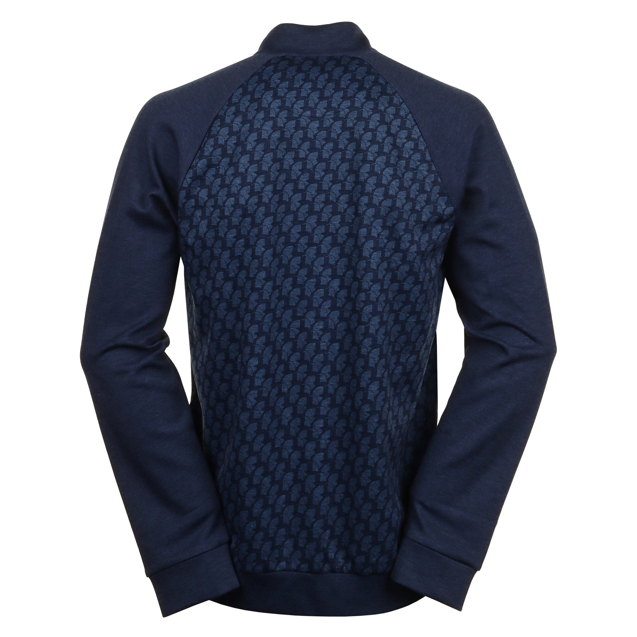 Original Penguin Golf Heritage Full Zip Jacket Black Iris Heather 413
