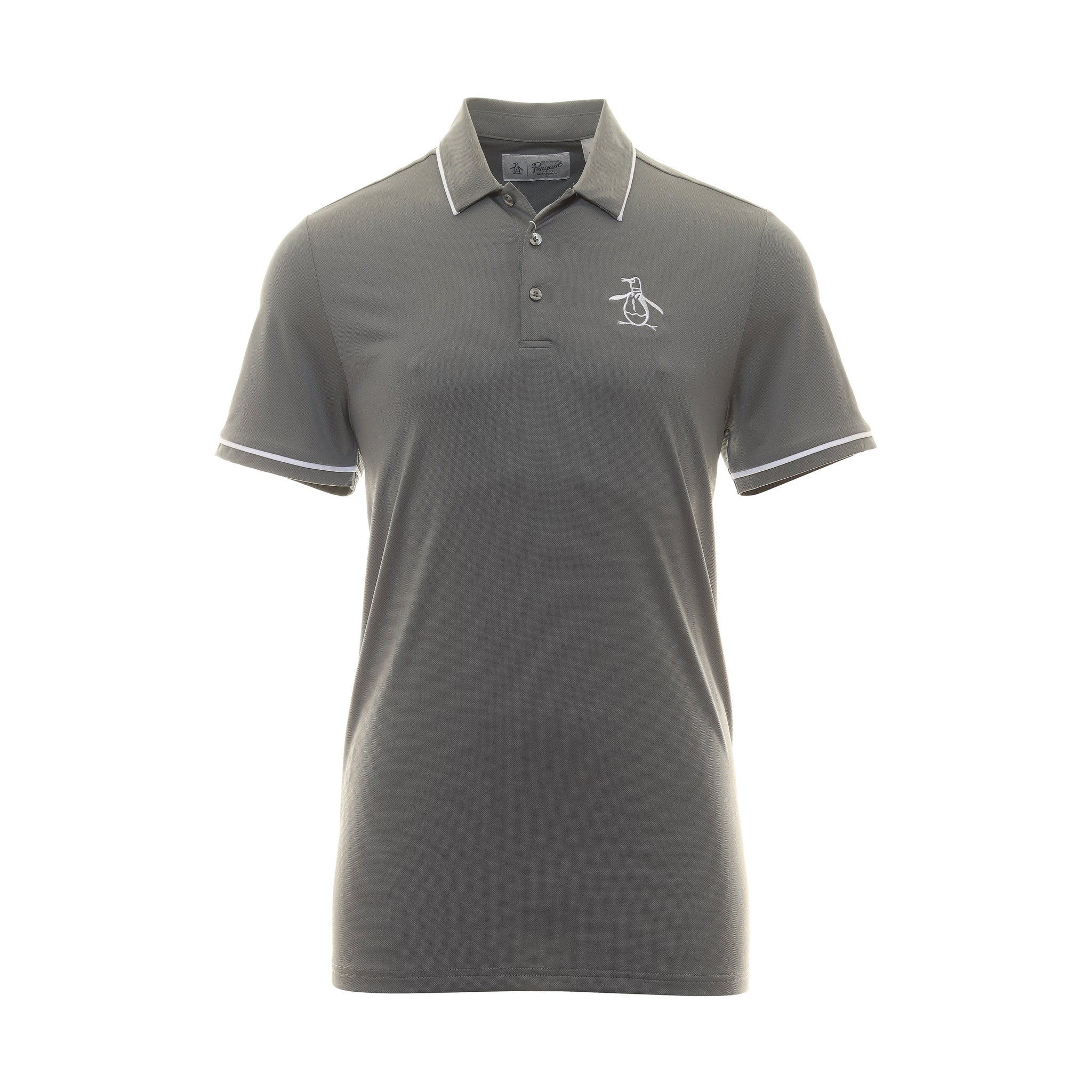 Original Penguin Golf Heritage Polo Shirt OGKSD008 Quiet Shade 039 Function18 Restrictedgs