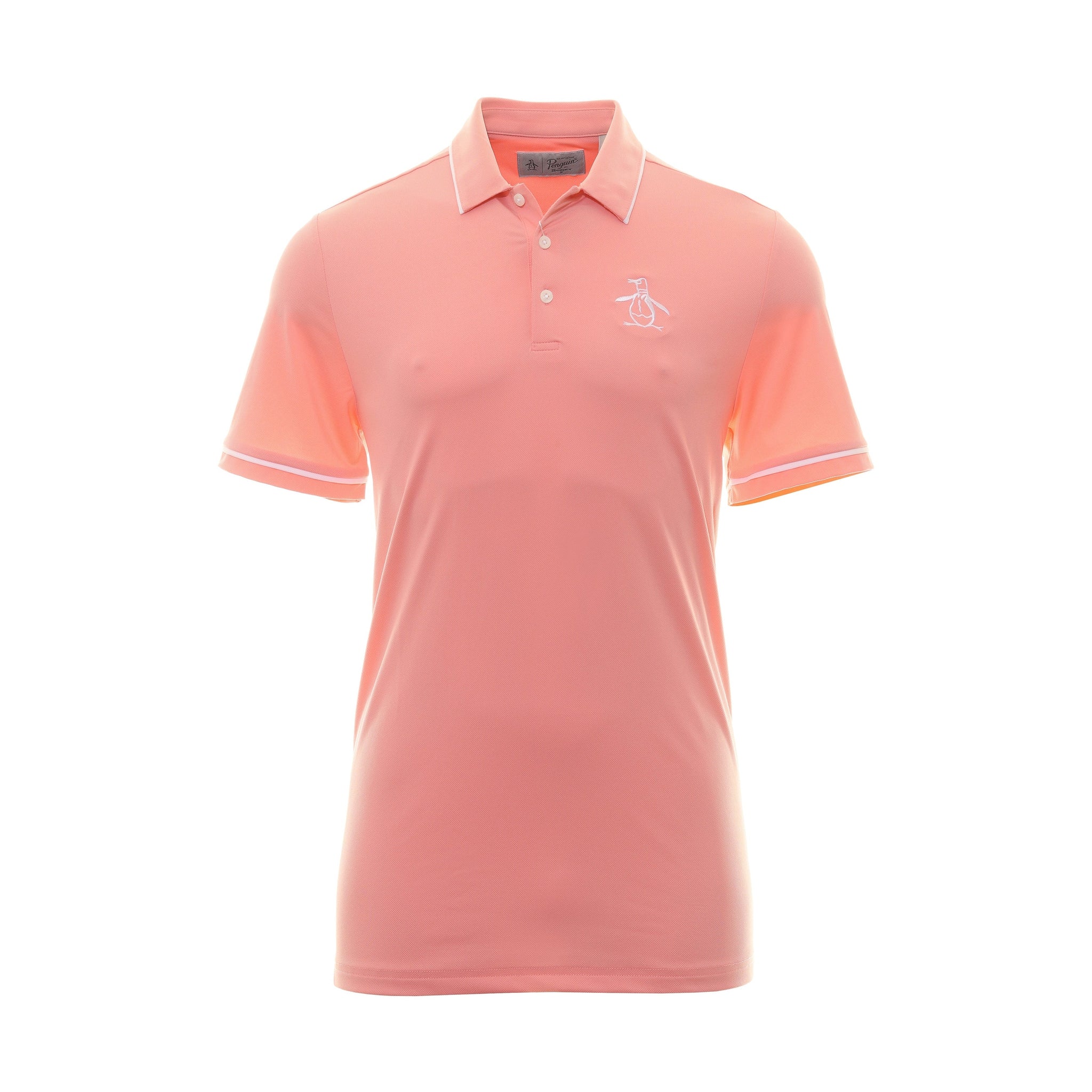 Original Penguin Golf Heritage Polo Shirt Strawberry Pink 696