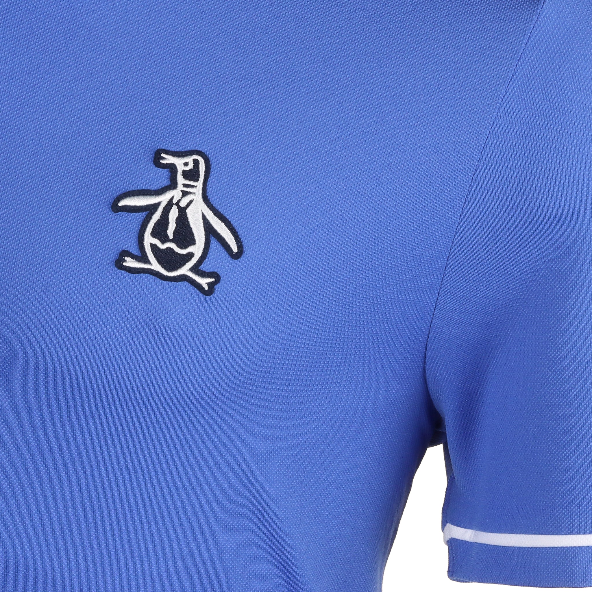 Original Penguin Golf Heritage Polo Shirt Amparo Blue 976