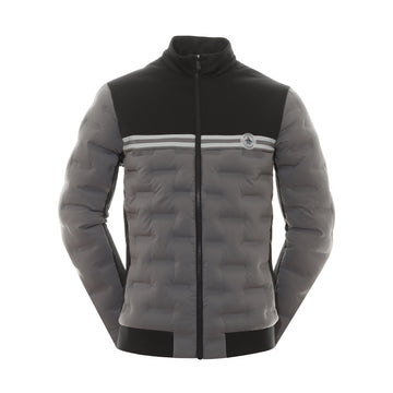 Original Penguin Golf Insulated Mixed Media 80's Jacket Caviar 001