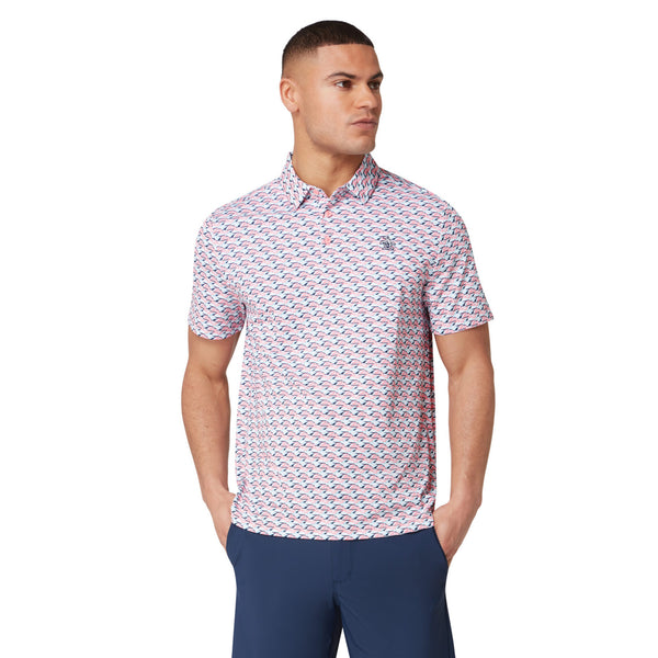 Original Penguin Golf Layered Umbrella Polo Shirt - Murex