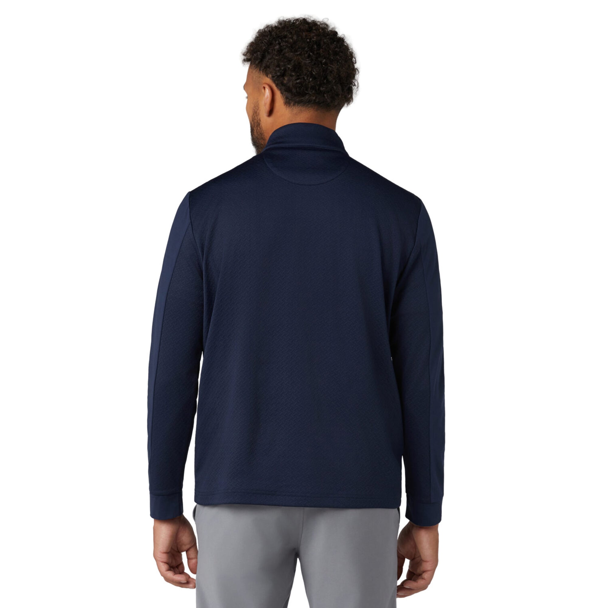 Original Penguin Golf Mixed Media 1/4 Zip Pullover