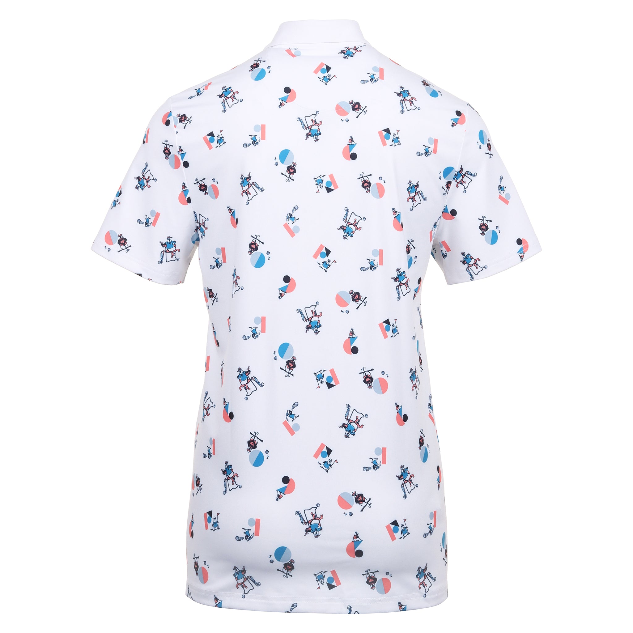Original Penguin Golf Memphis Pete Novelty Polo Shirt Bright White 118