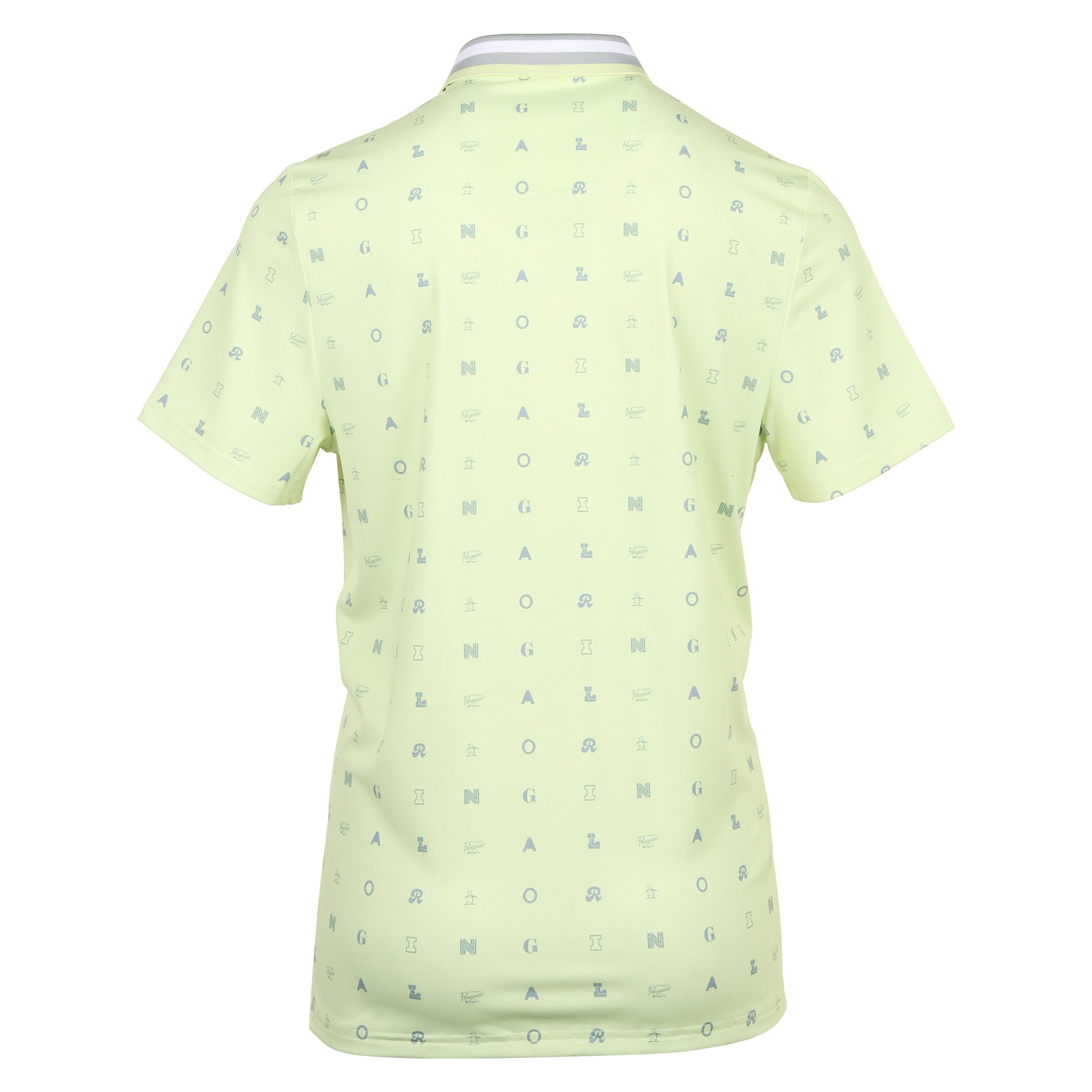 Original Penguin Golf Original All Over Pete Print Polo Shirt Shadow Lime 341