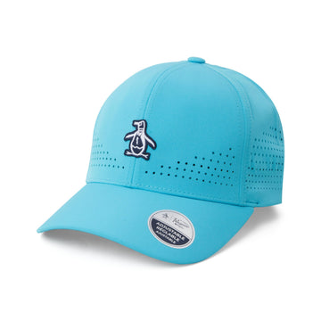 Original Penguin Golf Perforated Cap Blue Atoll 432