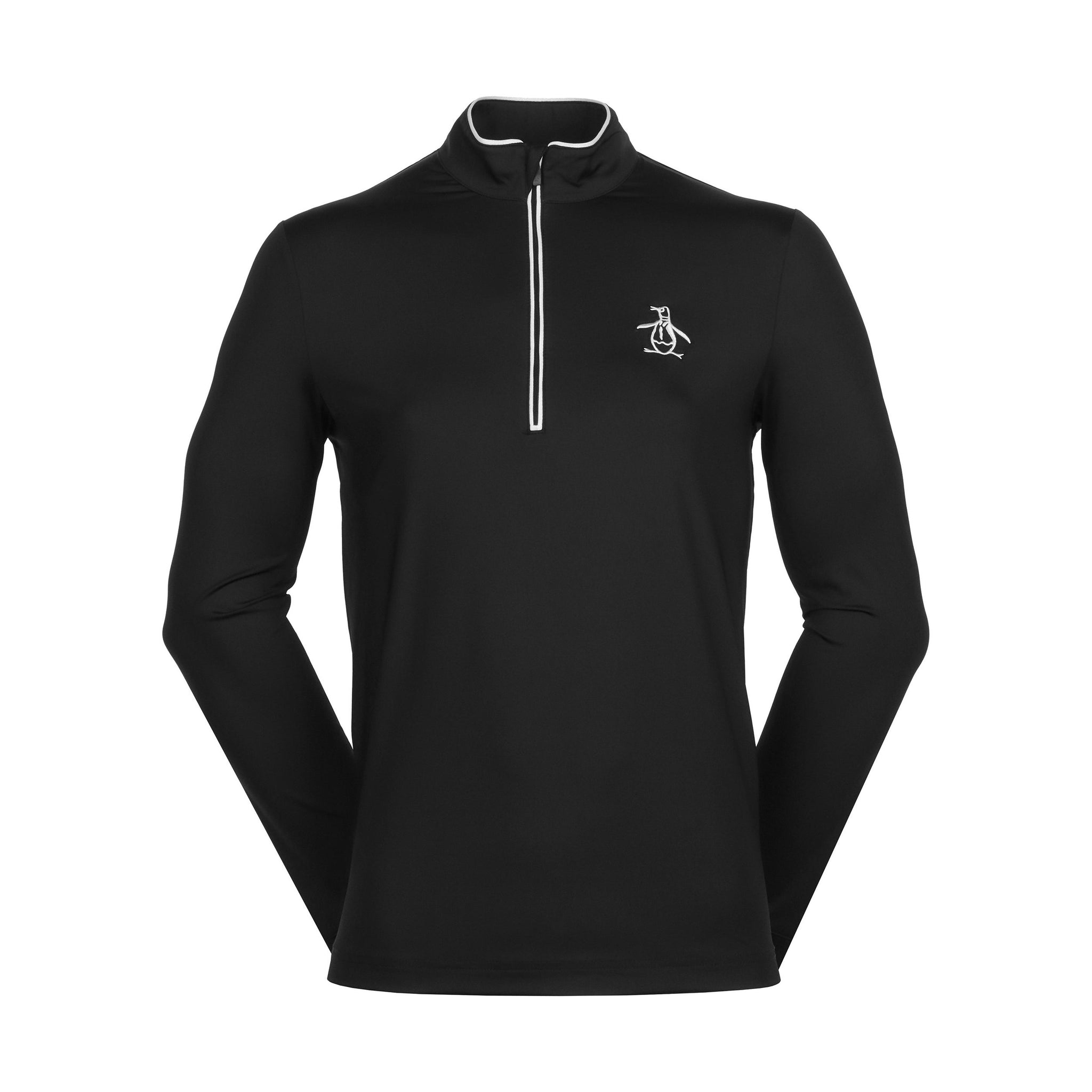 Original Penguin Golf Performance Earl 1/4 Zip Caviar 001