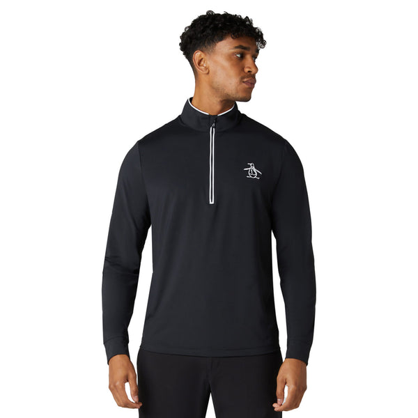 Original Penguin Golf Performance Earl 1/4 Zip - Caviar 001