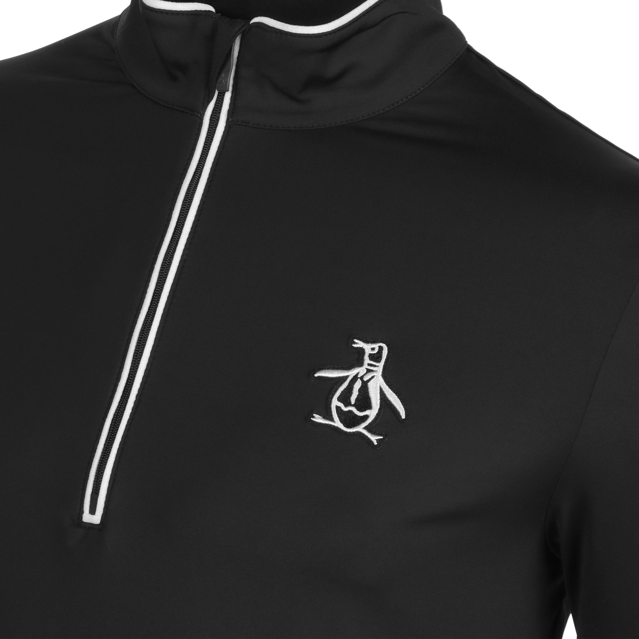 Original Penguin Golf Performance Earl 1/4 Zip Caviar 001