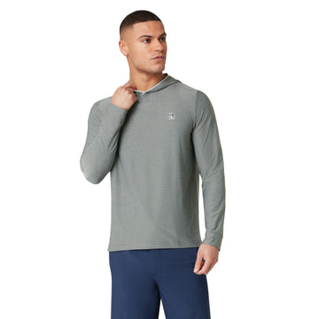 Original Penguin Golf Performance Earl Hoodie Quiet Grey Heather 086