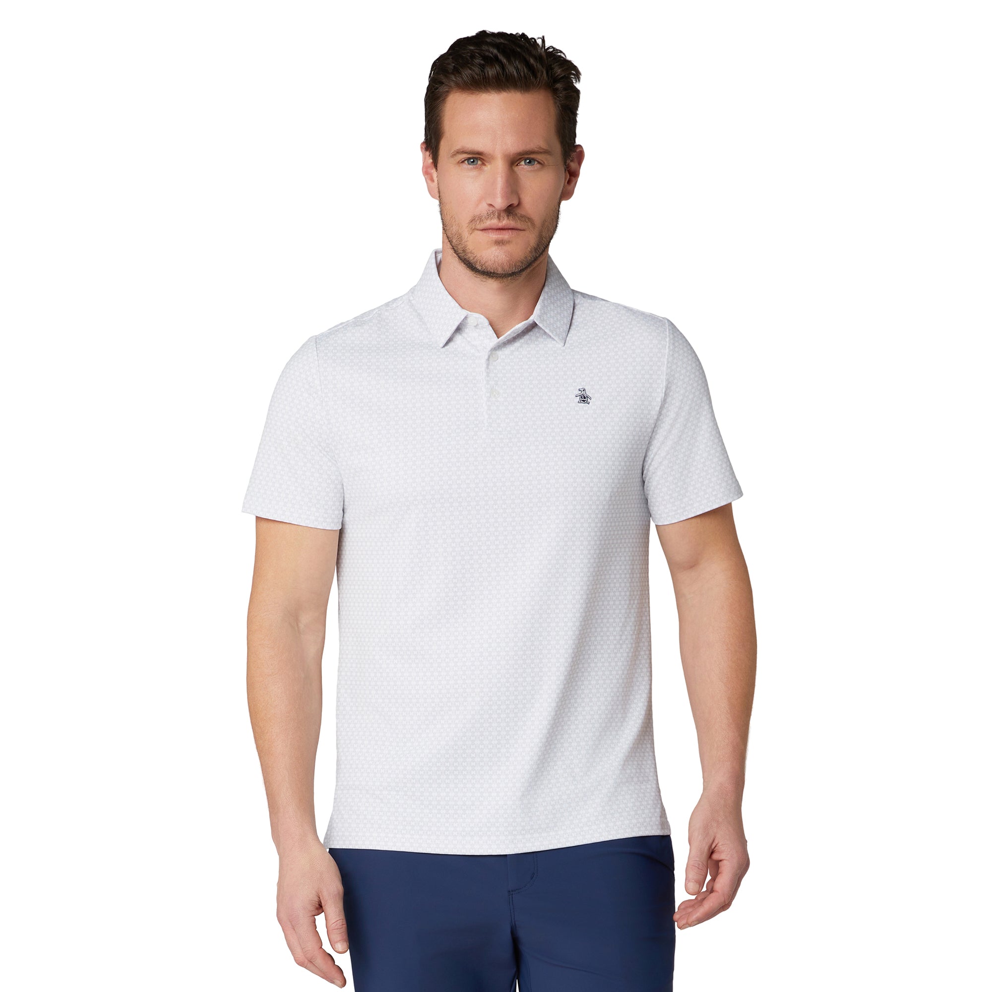 Original Penguin Golf Pete's Bow Tie Polo Shirt - Bright White 118