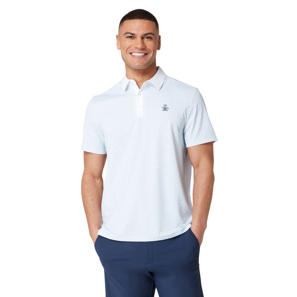 Original Penguin Golf Pete's Tee Time Polo Shirt - Bright White