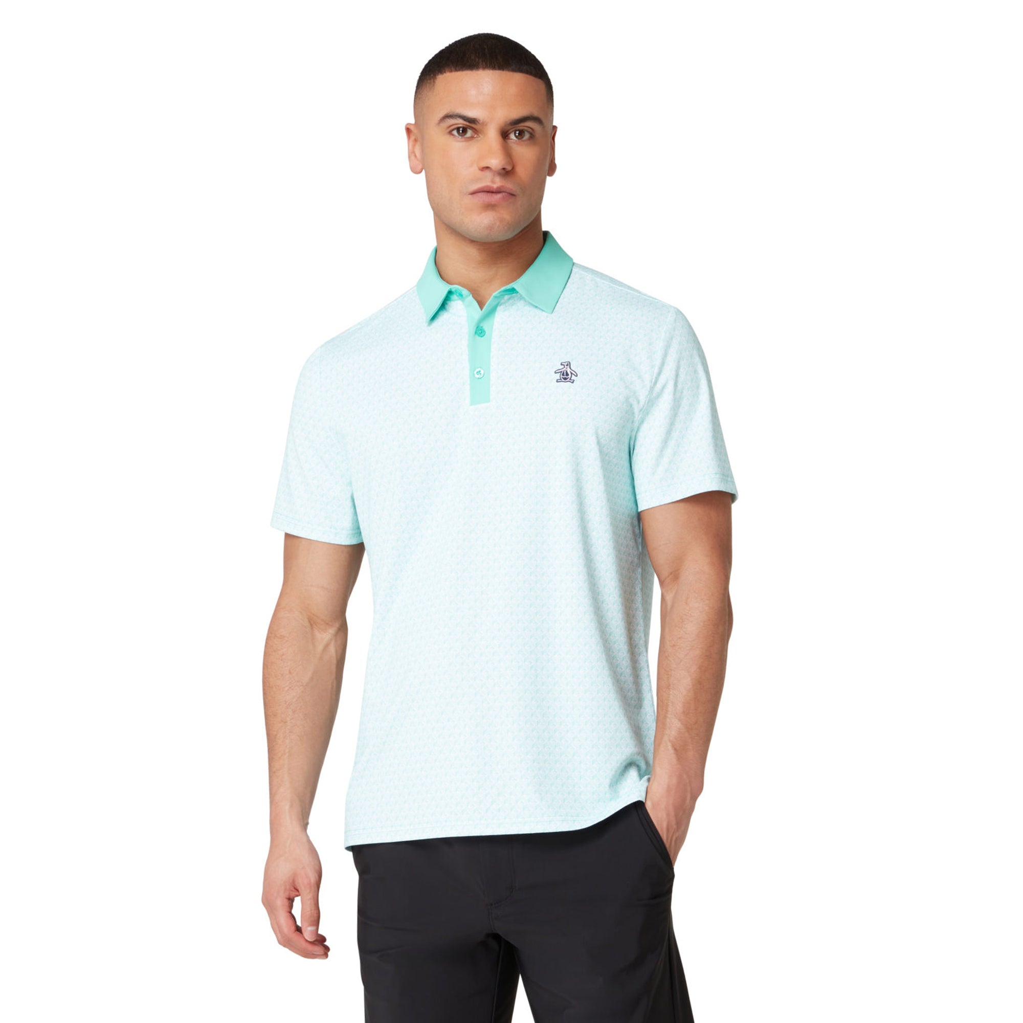 Original Penguin Golf Pete's Tee Time Polo Shirt - Bright