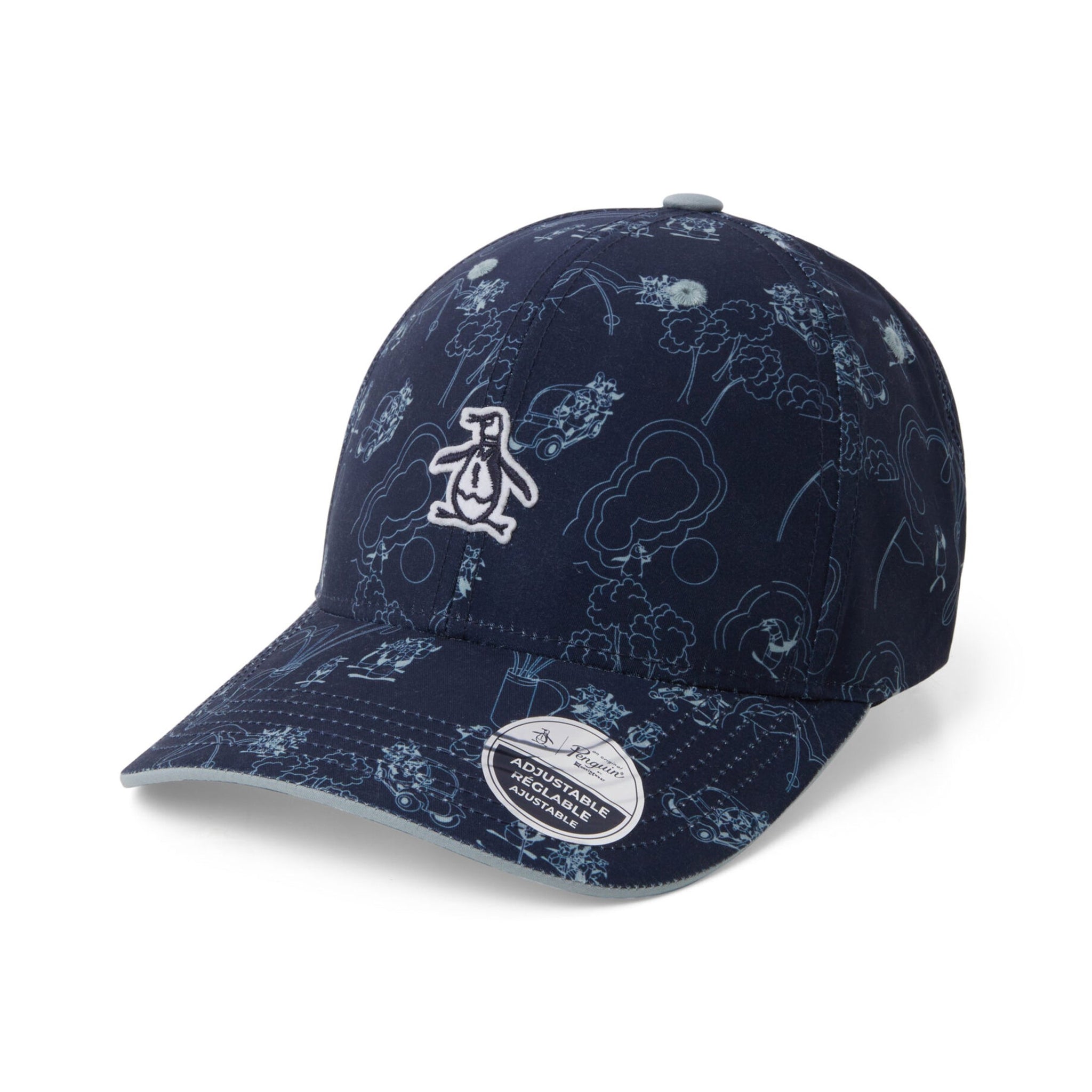 Original Penguin Golf Season Of Love Pete Print Cap Black Iris 417