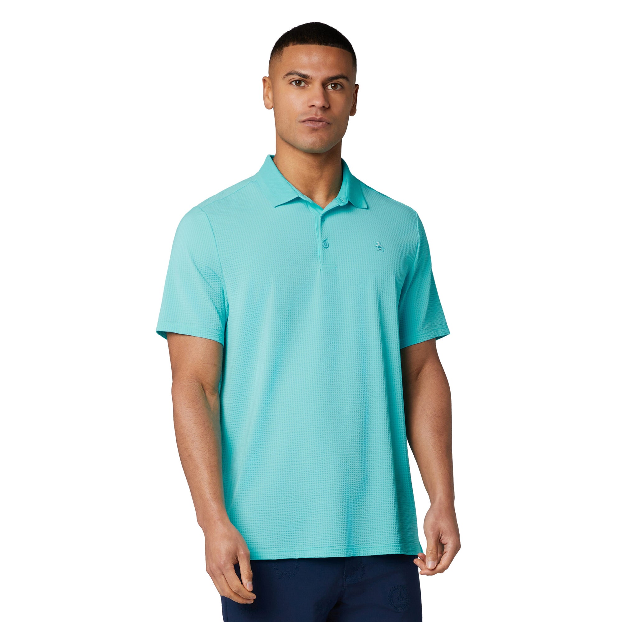 Original Penguin Golf The Seersucker Drivers Polo Shirt - Bright