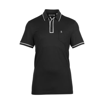 Original Penguin Golf The Technical Earl Polo Shirt Black 001