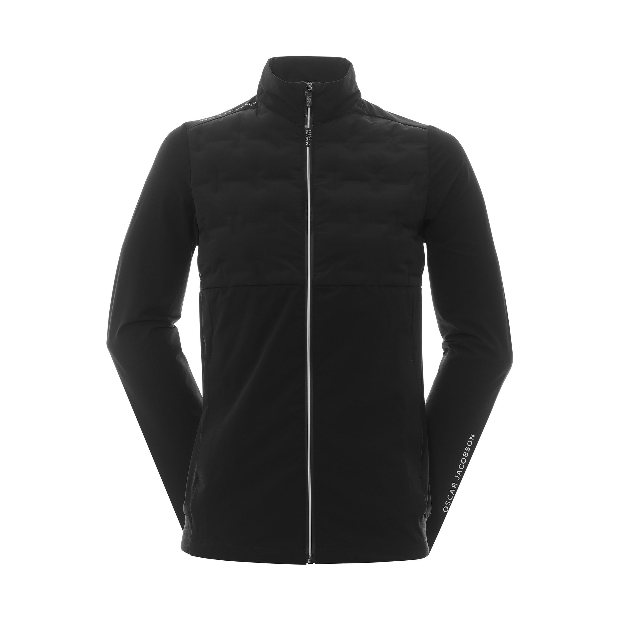 Oscar Jacobson Hackney Full Zip Jacket Black