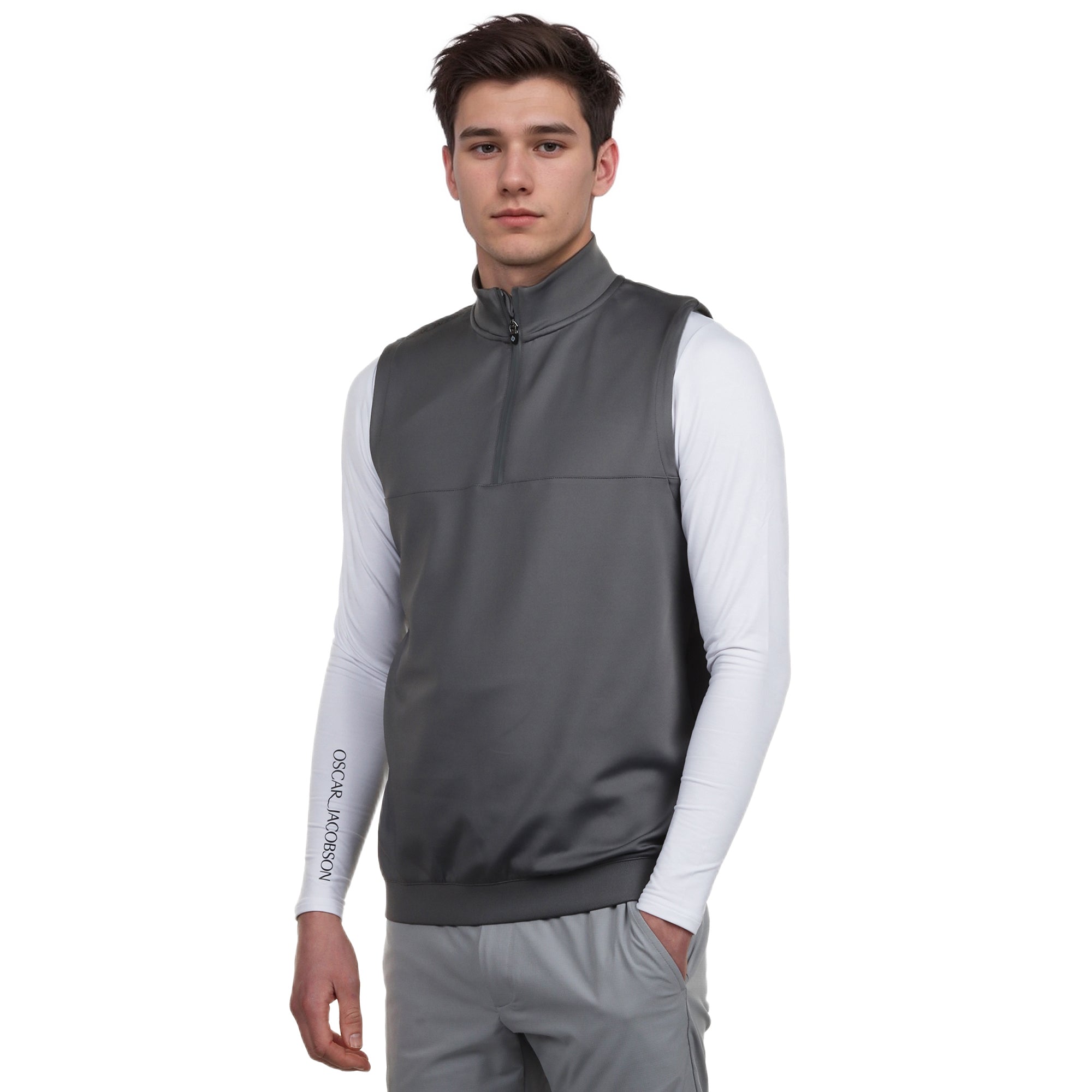 【New】Deuxieme Classe Sleeveless Pullover Oscar Jacobson Golf Trent Sleeveless Pullover