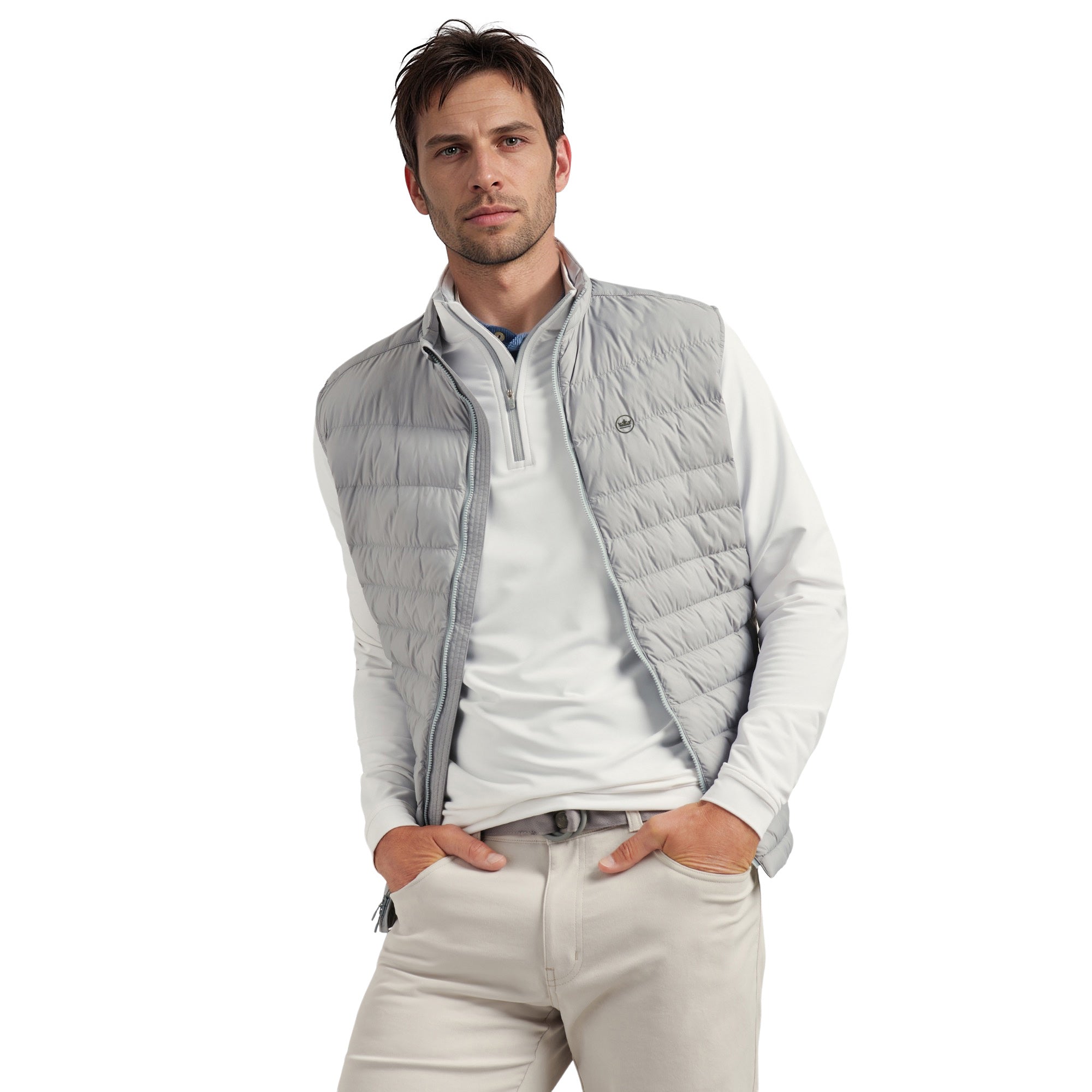 Peter Millar All Course Vest Gale Grey