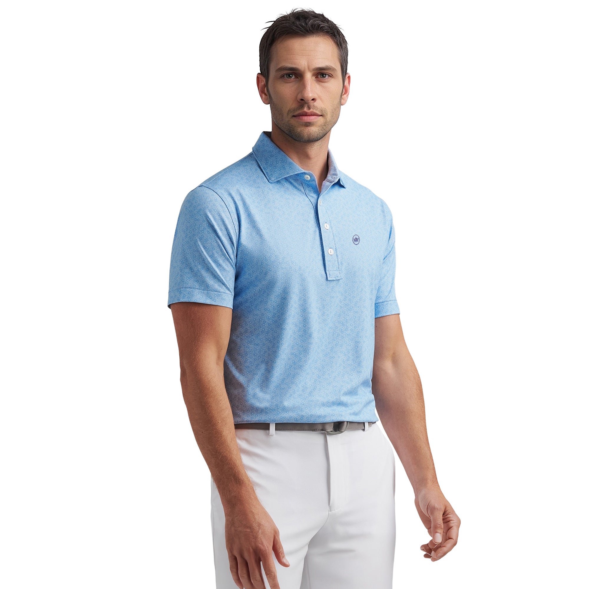 Peter Millar Avenue Performance Jersey Shirt Angelite