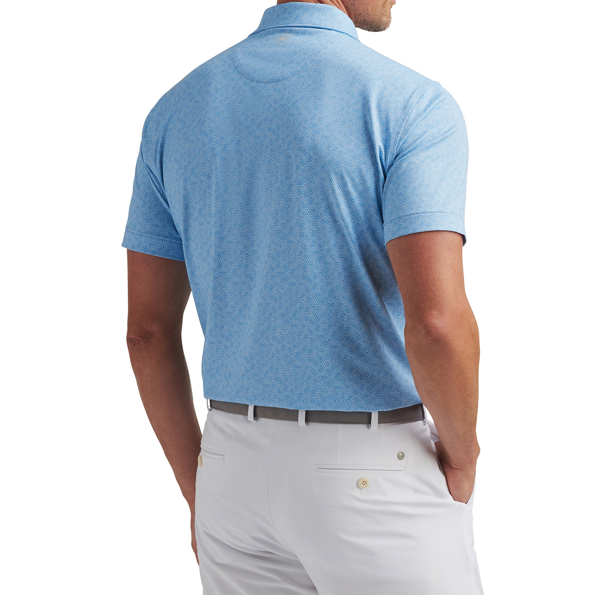 Peter Millar Avenue Performance Jersey Shirt Angelite
