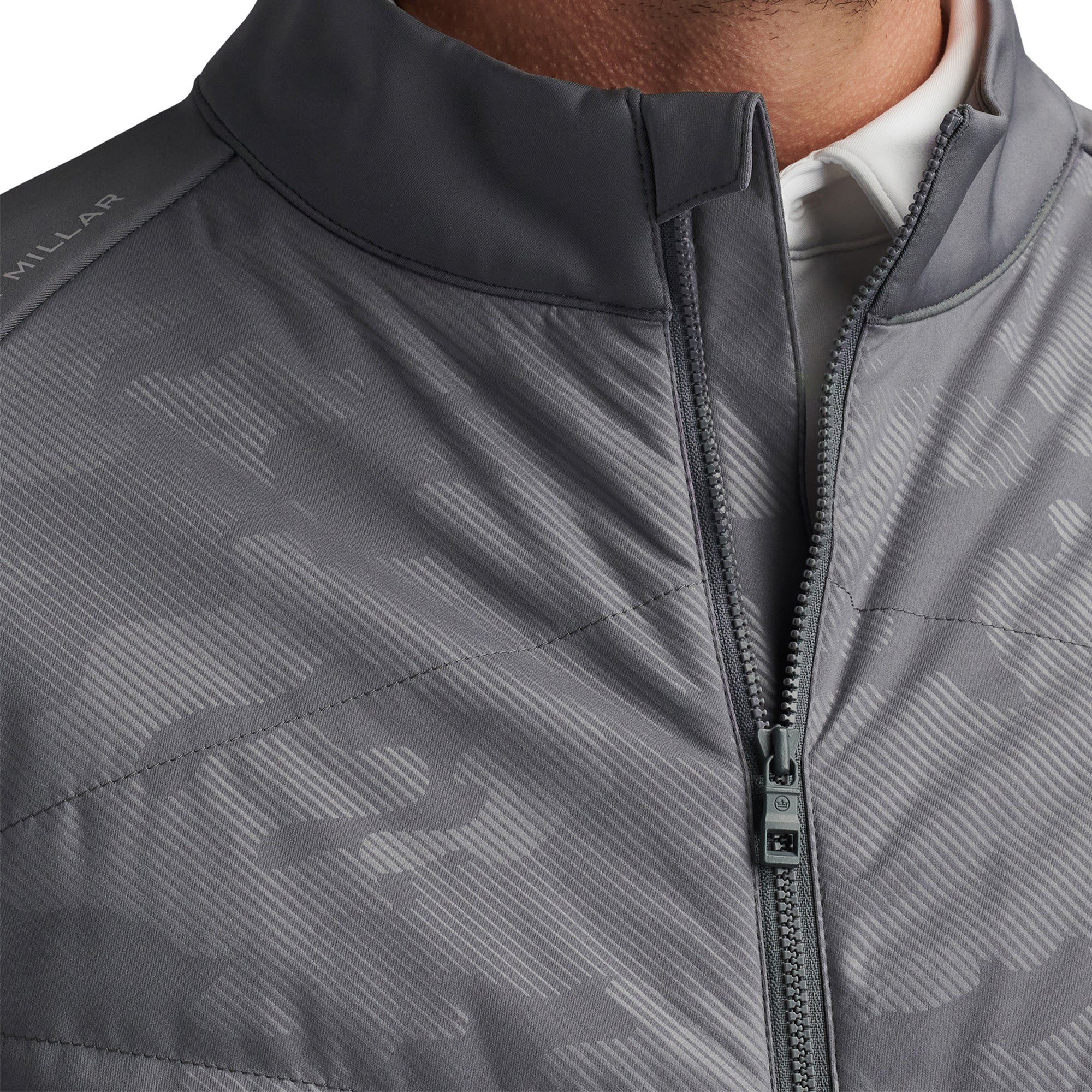 Peter Millar Camo Merge Hybrid Jacket Iron