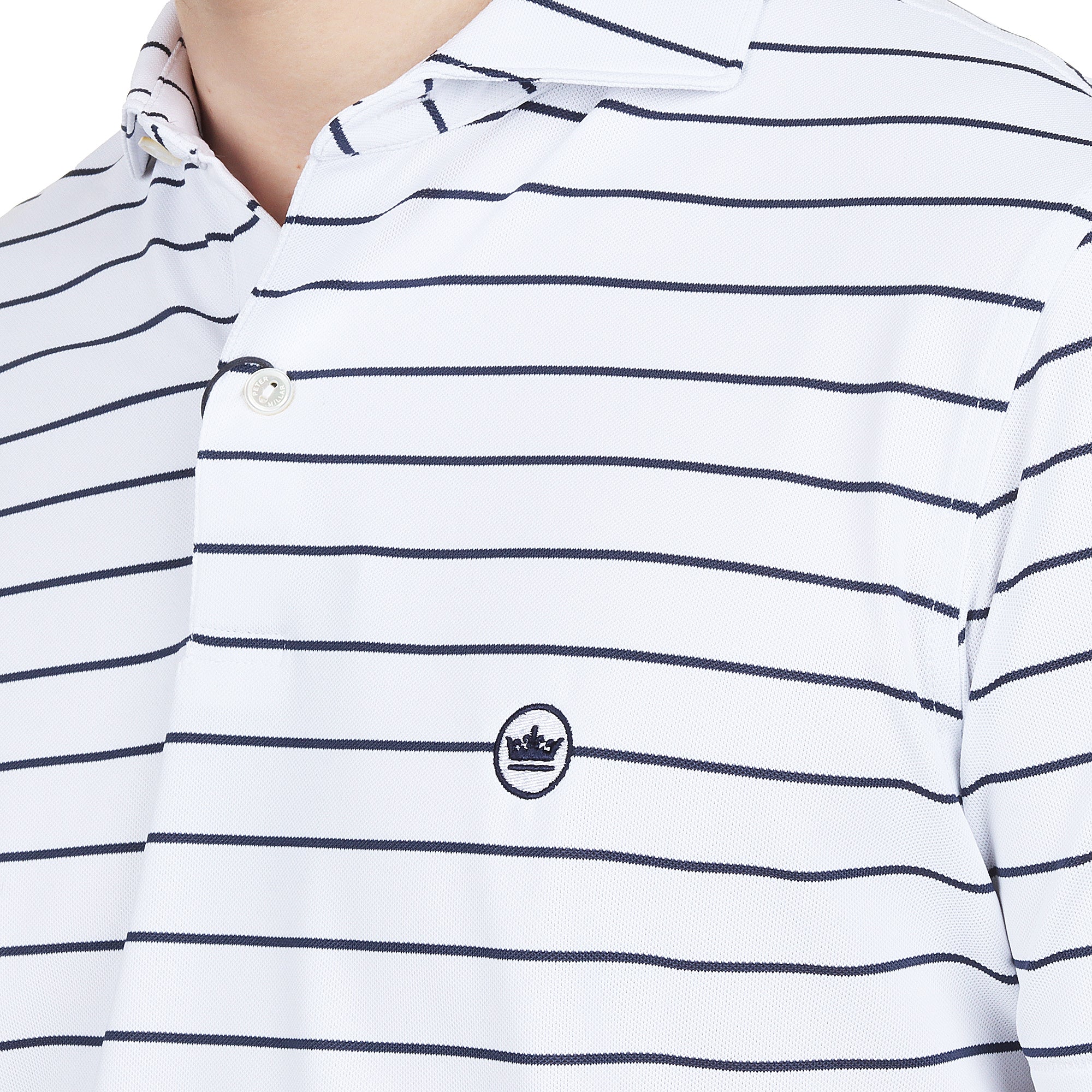Peter Millar Coda Performance Mesh Shirt White