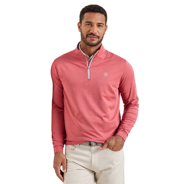 Peter Millar Perth Melange Performance Golf 1/4 Zip