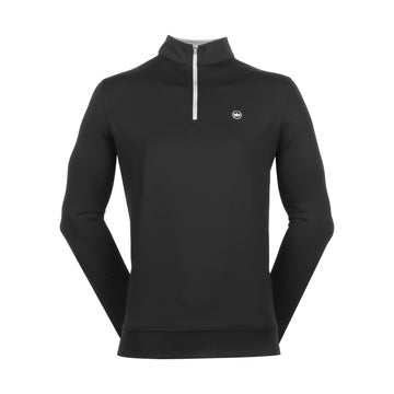 Peter Millar Perth Performance 1/4 Zip Black