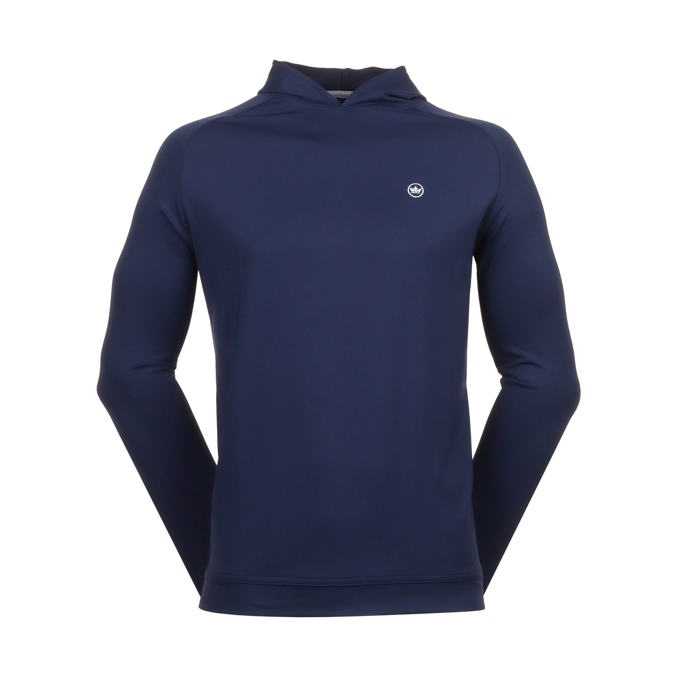 Peter Millar Pine Performance Hoodie - Navy - ME0EK45-NAV-LC