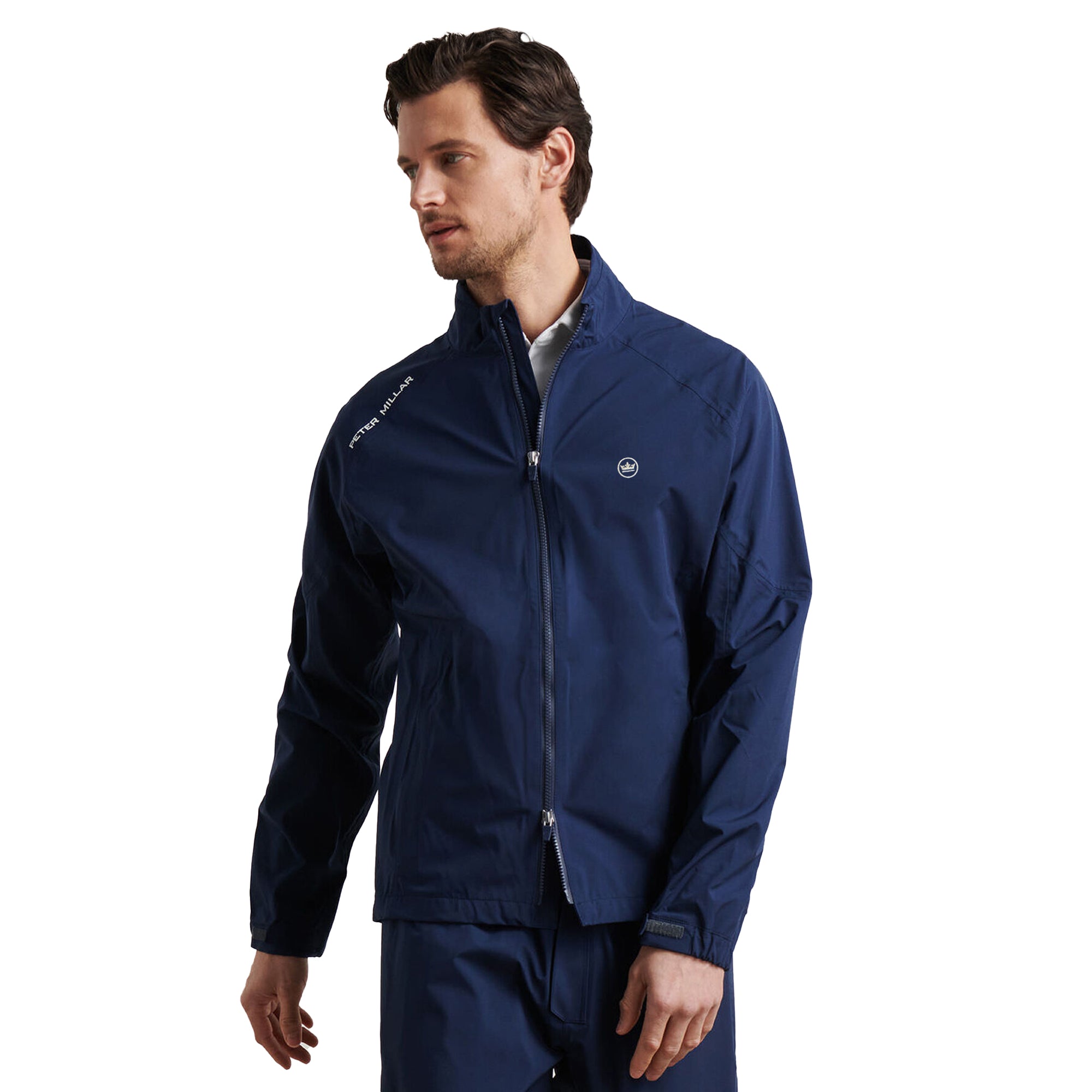 Peter Millar Rain Walker Waterproof Jacket - Navy - ME0EZ03-NAV-LC