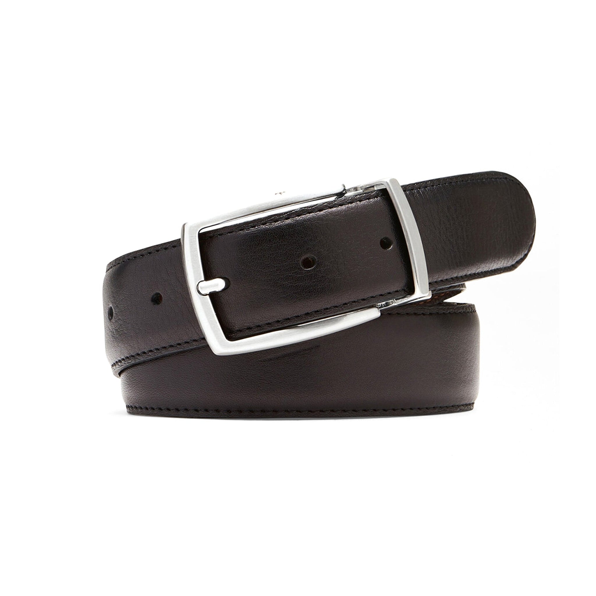 Peter Millar Reversible Leather Belt Black/Brown 