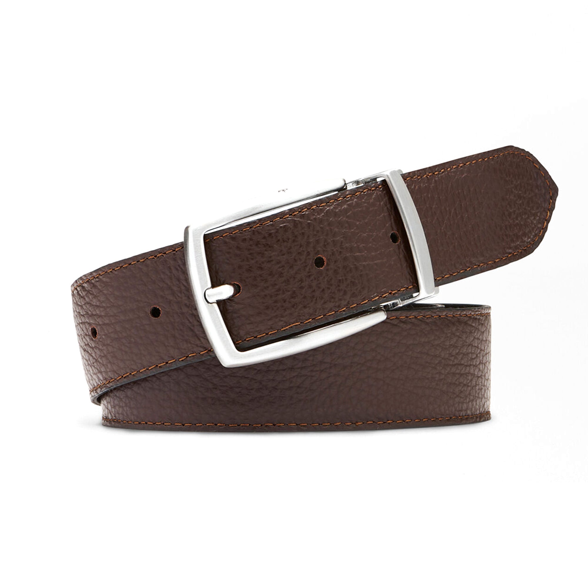 Peter Millar Reversible Leather Belt Black/Brown 