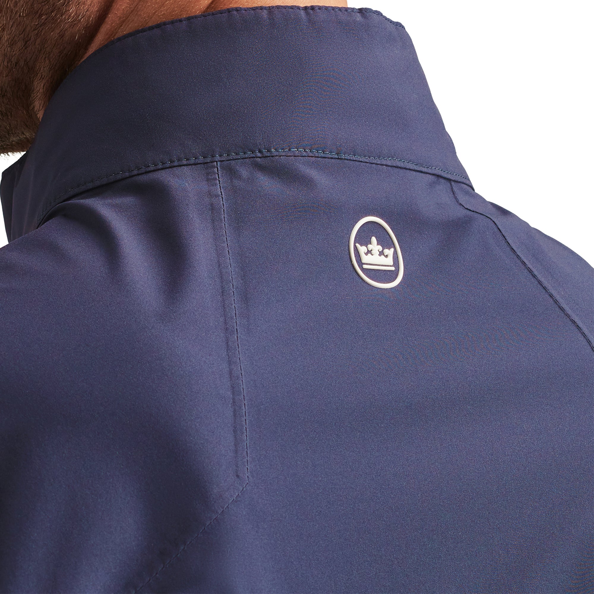 Peter Millar Shield Short Sleeve Rain Jacket Navy