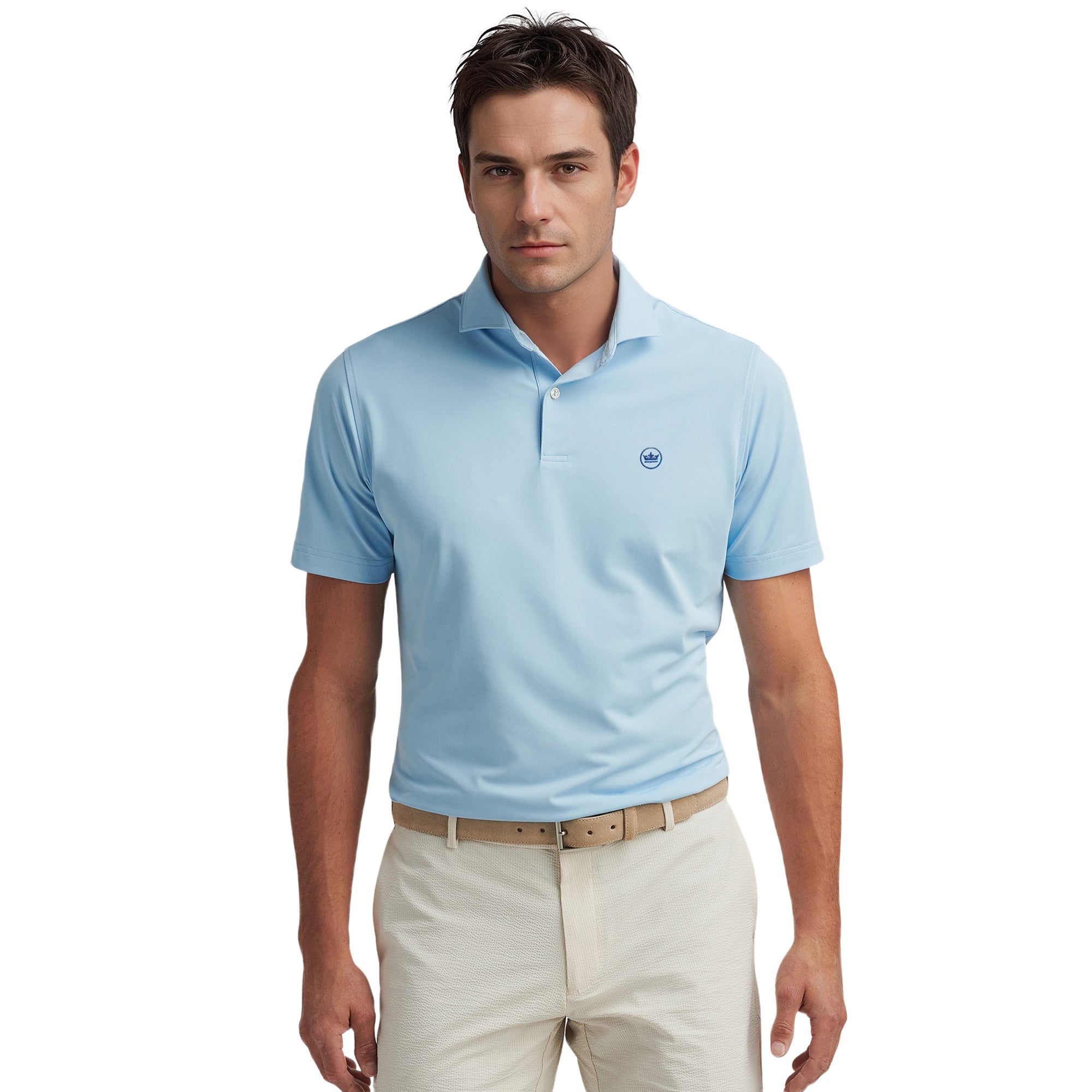 Peter Millar Soul Performance Mesh Shirt - Blue Frost - ME0XK50E