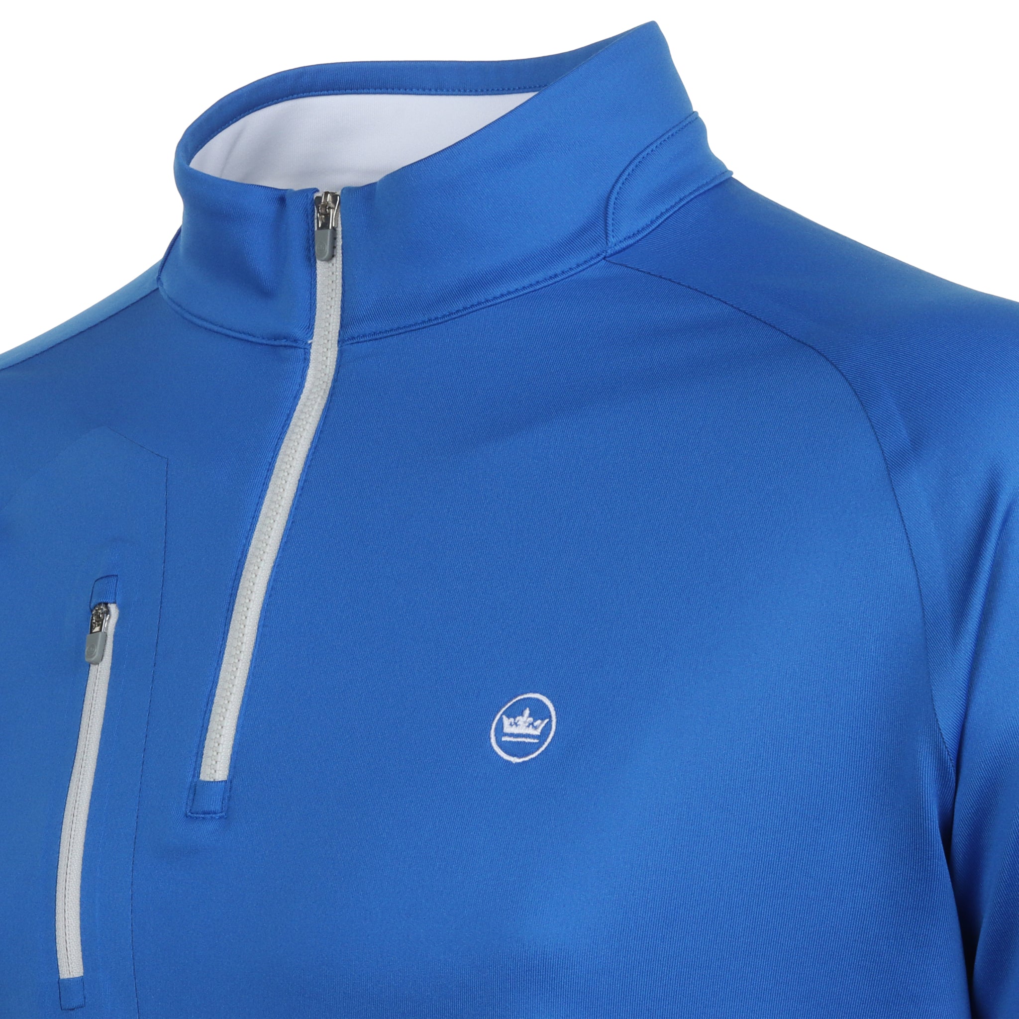 Peter Millar Verge Performance 1/4 Zip Mako Blue