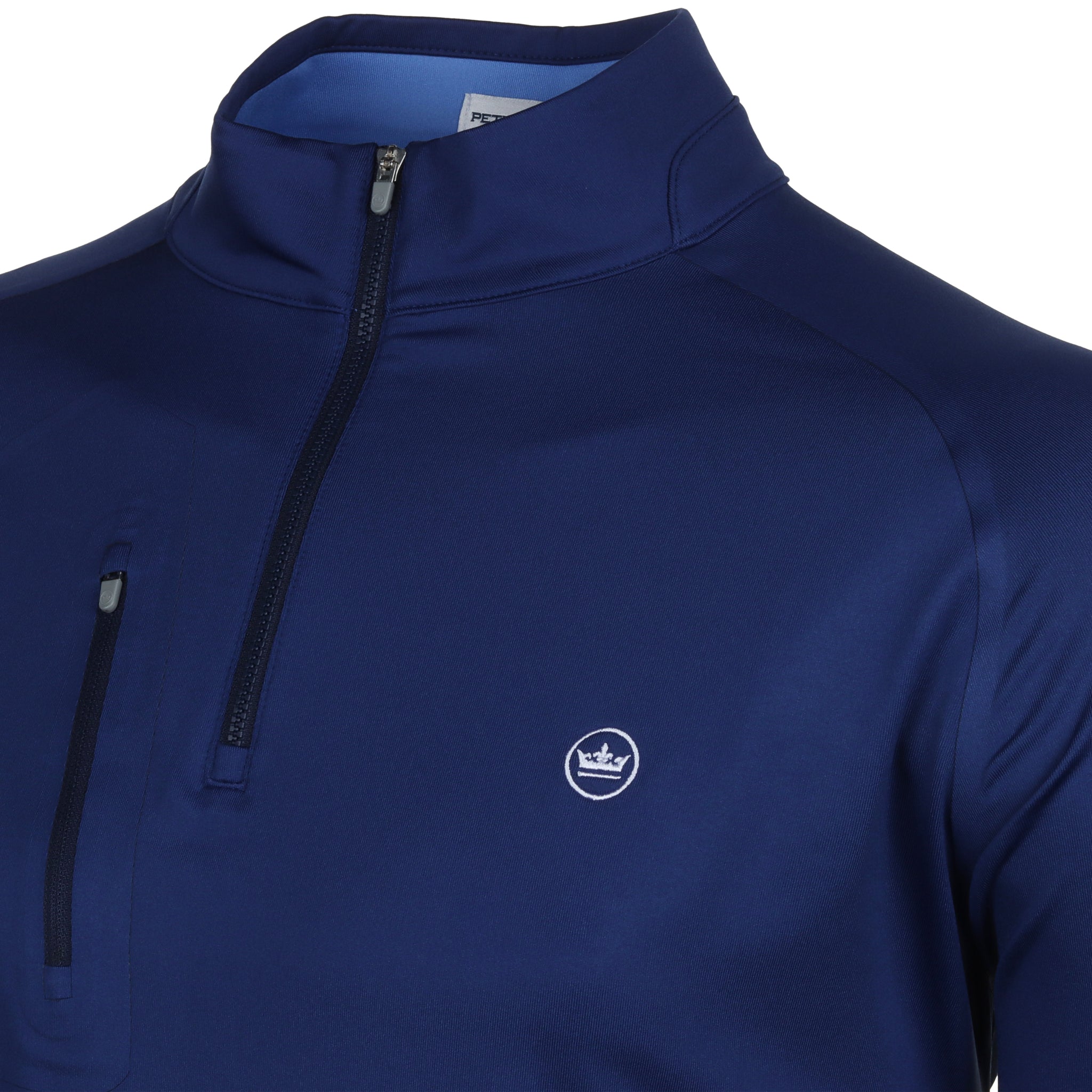 Peter Millar Verge Performance 1/4 Zip Sport Navy