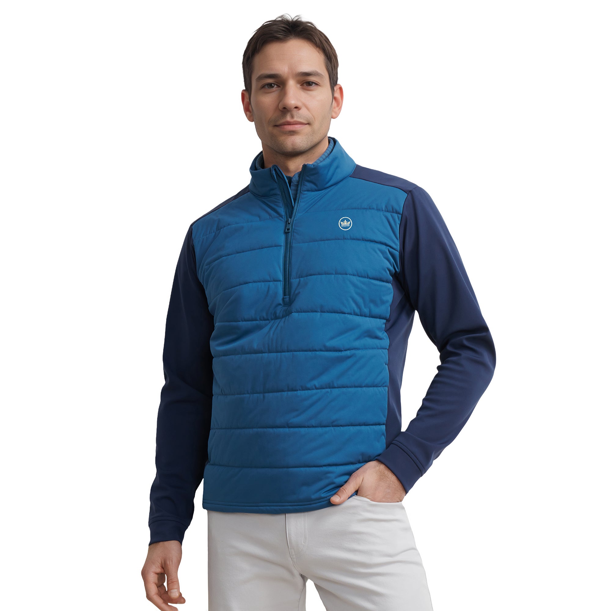 Peter Millar Weld Hybrid Half-Zip Jacket - Gale - MS25EZ13-GALE-LC
