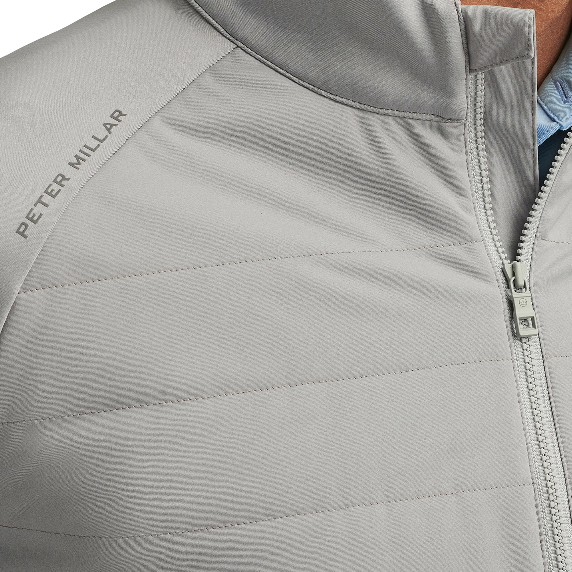 Peter Millar Weld Hybrid Half-Zip Jacket Gale