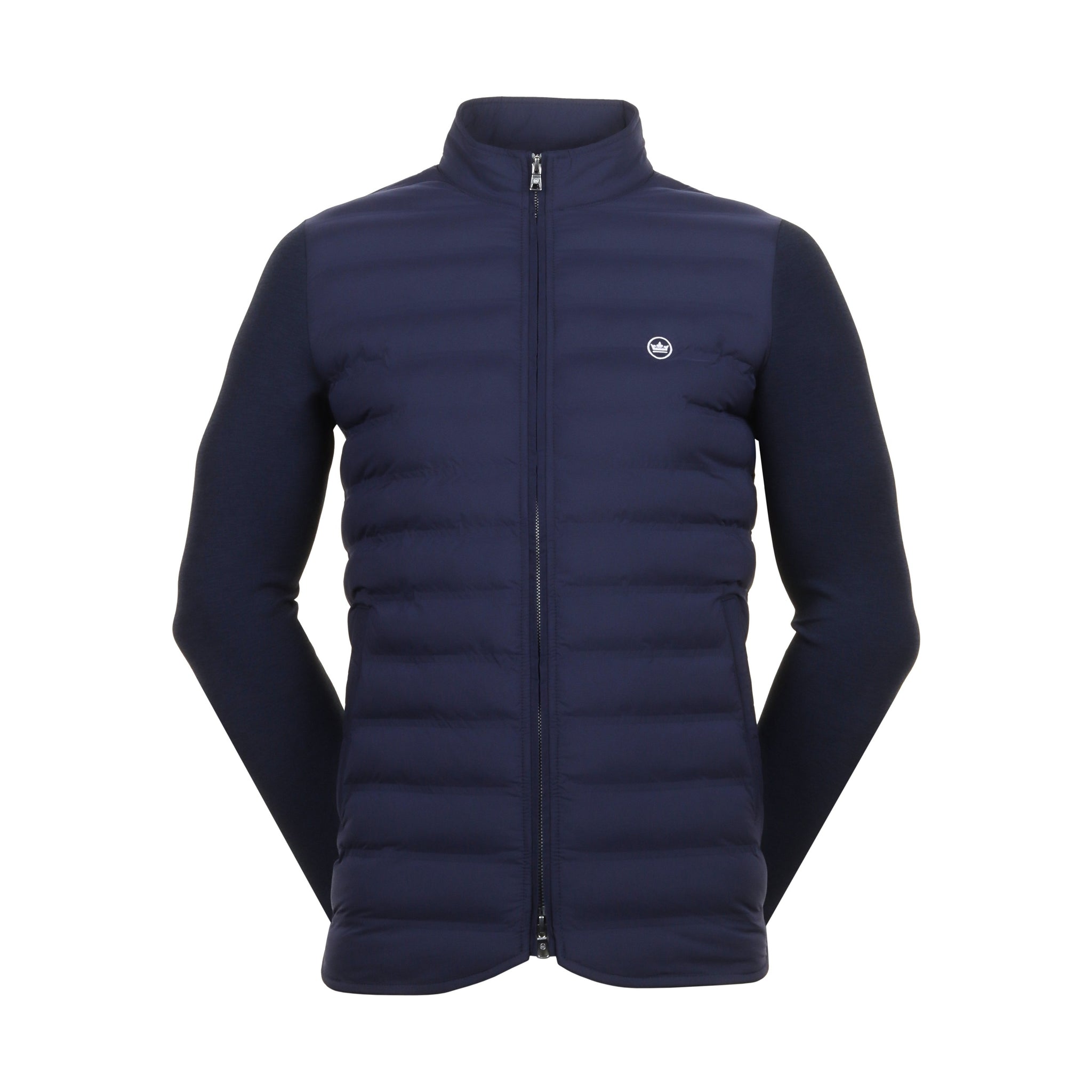 Peter Millar Winsome Hybrid Cardigan Navy