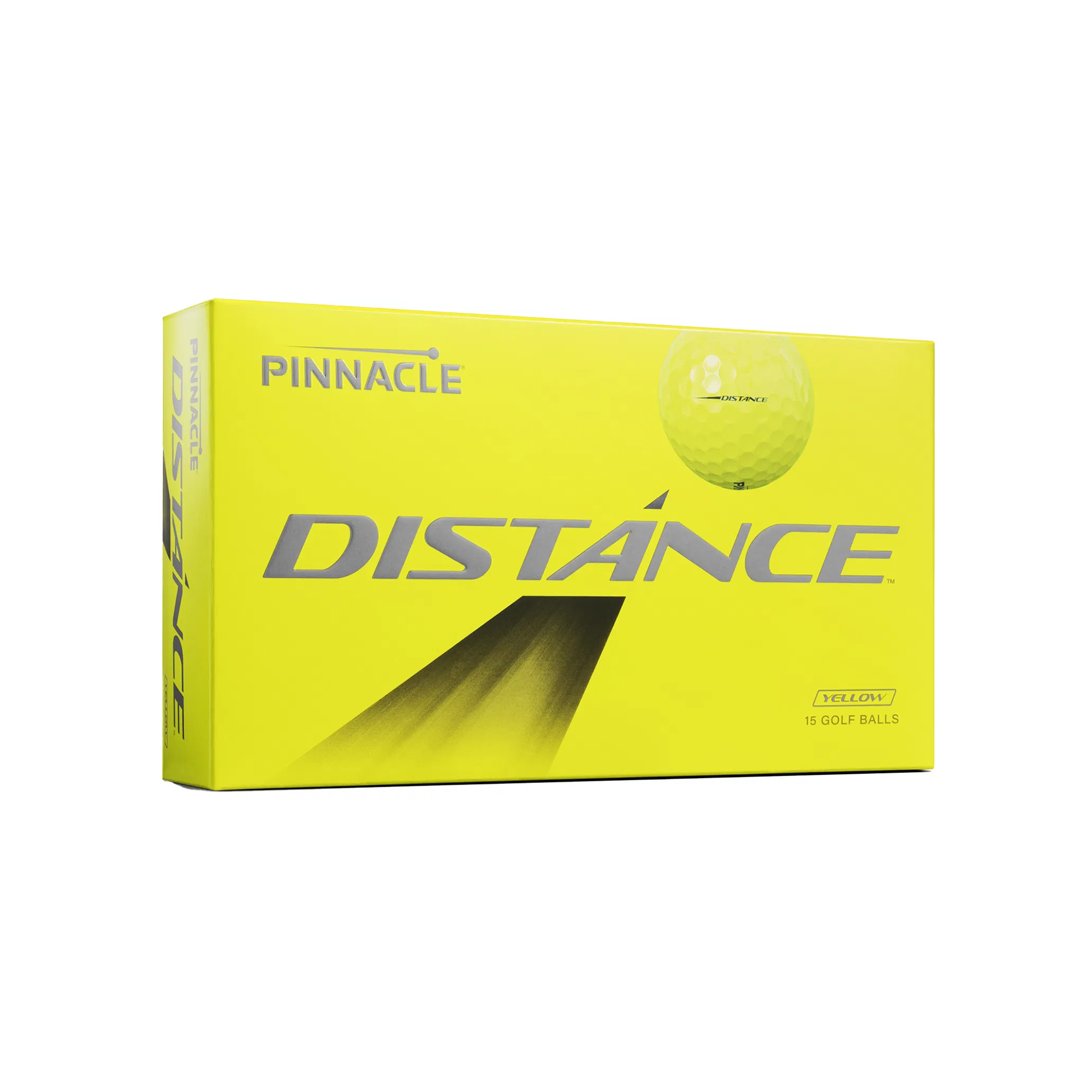 Pinnacle Distance Golf Ball - 15 Pack - Yellow - P4134S-Yellow - Function18