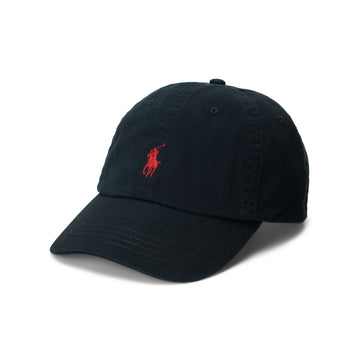 Polo Golf Ralph Lauren Cotton Chino Cap Polo Black/Red 012