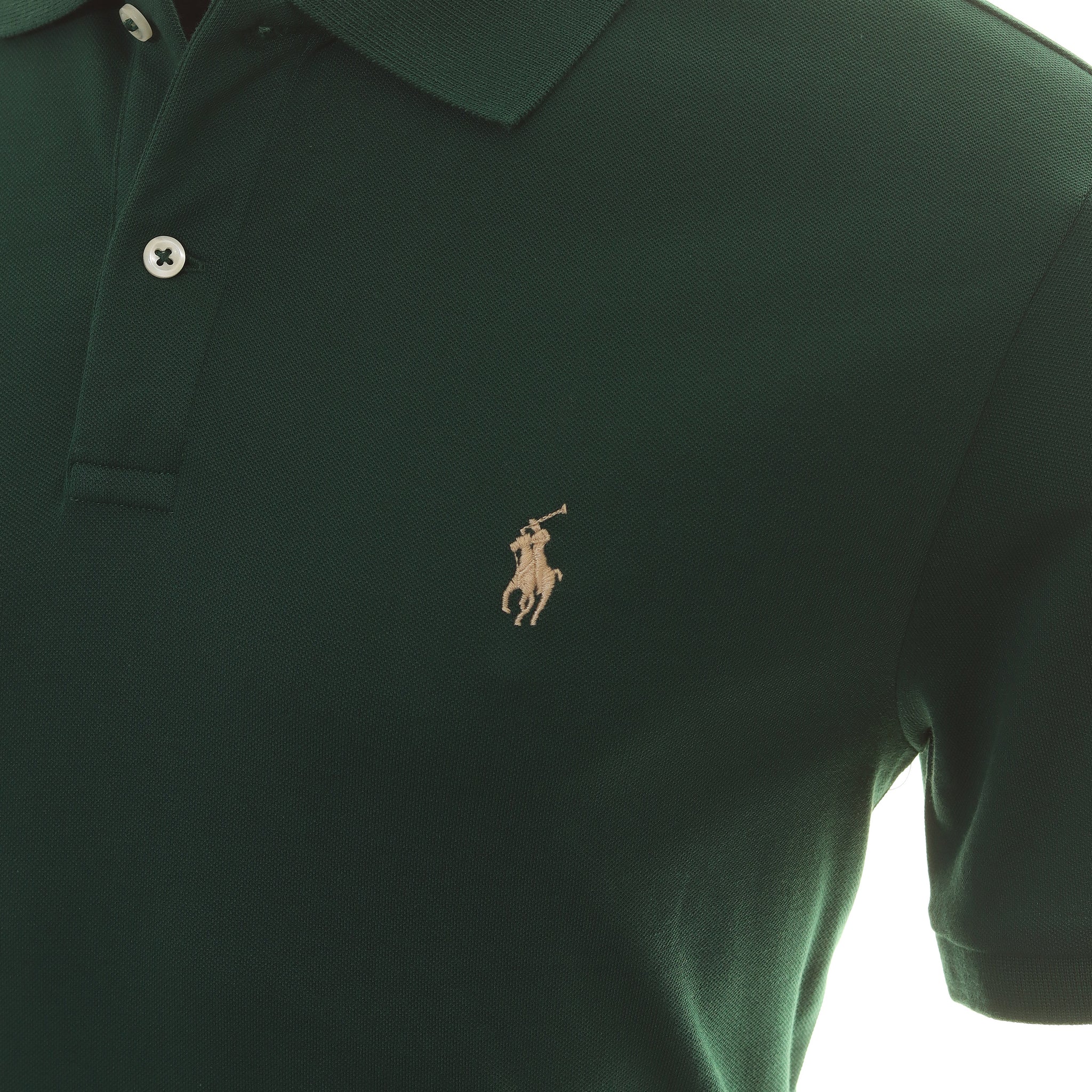 Polo Golf Ralph Lauren Stretch Pique Shirt 710875145 Moss Agate 013 ...