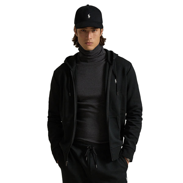 Polo Ralph Lauren Double Knit Full Zip Golf Hoodie - Black 001