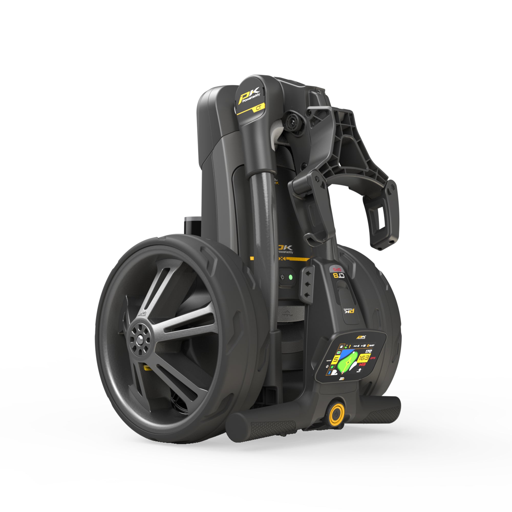 PowaKaddy CT8 GPS Electric Golf Trolley 2024 Gunmetal