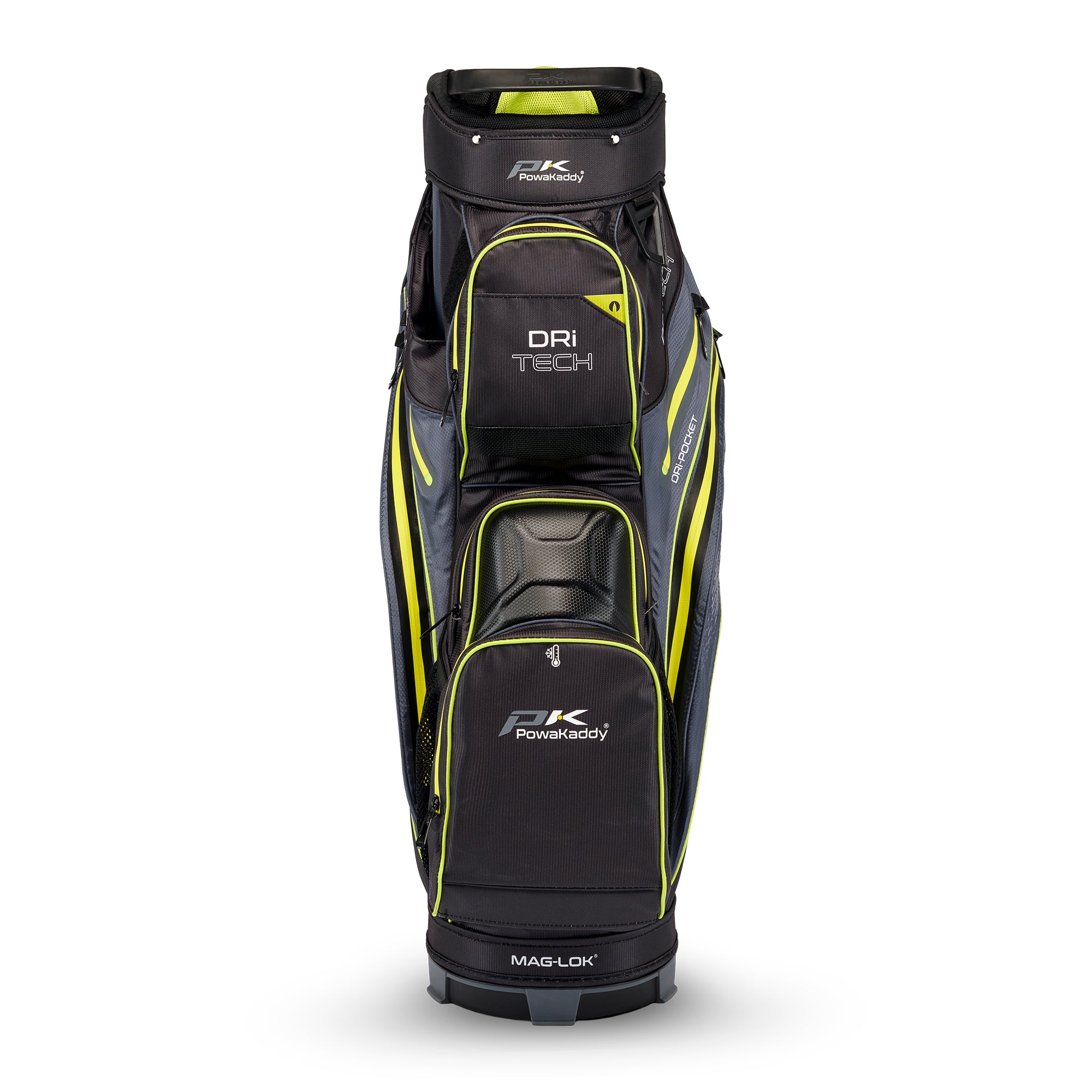 PowaKaddy Dri Tech Cart Golf Bag 2025 Black/Lime